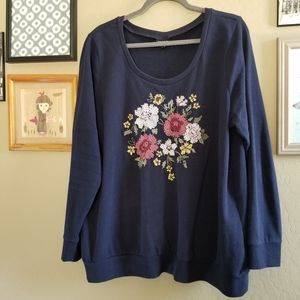 Torrid Floral Sweatshirt